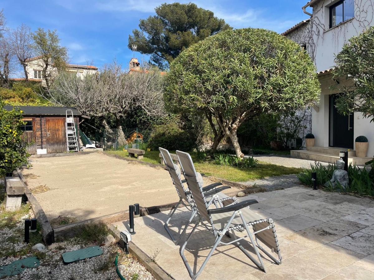 Sublime Haut De Villa Apercu Mer /Hippodrome / Cagnes-sur-Mer Zewnętrze zdjęcie
