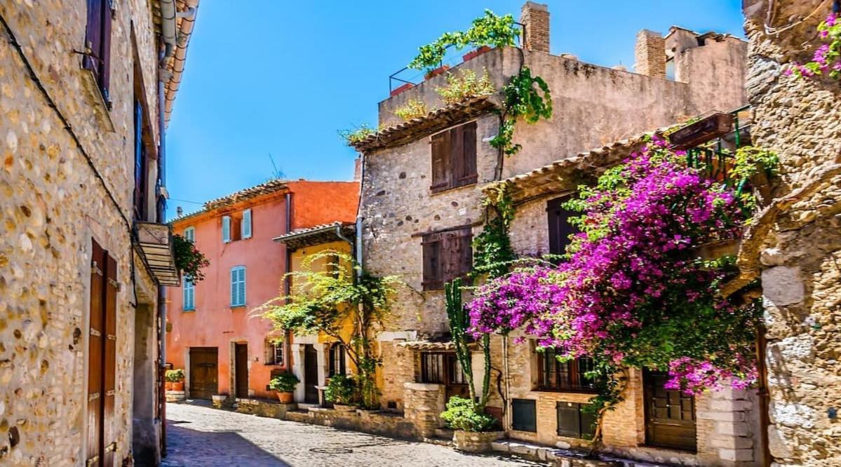 Sublime Haut De Villa Apercu Mer /Hippodrome / Cagnes-sur-Mer Zewnętrze zdjęcie